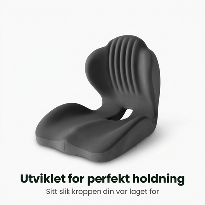 SpinaSit - Ergonomisk Sittepute med Ryggstøtte